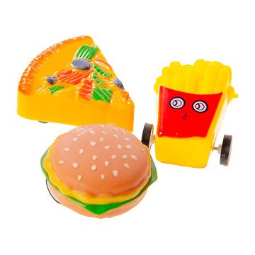 Fast-Food-Fahrzeug mit Pull back