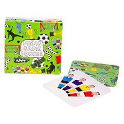 Mini-Fußball-Memory-Spiel, 28 Karten