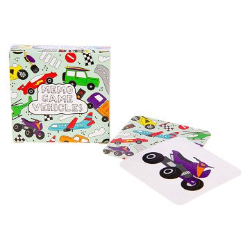Mini-Fahrzeug-Memory-Spiel, 28 Karten