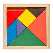 Tangram-Puzzle aus Holz, 7-tlg.