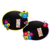 Chalkboard with Chalk - Smiley Face