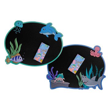 Chalkboard with Chalk - Underwater World