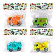 Rückzieh-Baufahrzeug