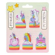 Vingerpoppetjes Eenhoorn - 5st.