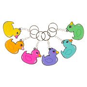 Sleutelhanger Kleurrijke Eendjes