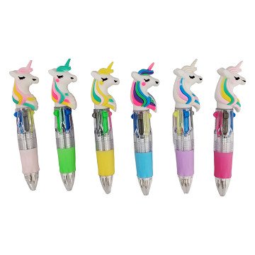 Unicorn Ballpoint Pen - 6 Colors