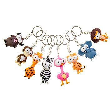 Funny Cartoon Animal Keychain