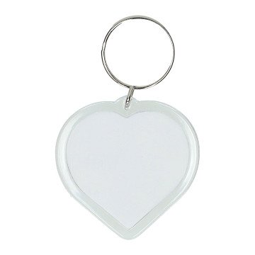 Kleur je Eigen Sleutelhanger - Hart