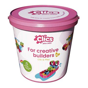 Clics Building Blocks – Glitzer-Bauset 8in1