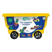 Clics Rolbox Bouwblokken - Bouwset 15in1