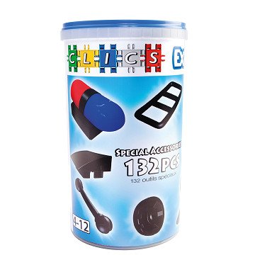 Clics Tube met Accessoires, 132dlg.