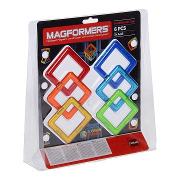 Magformers Set Square, 6 Stück.