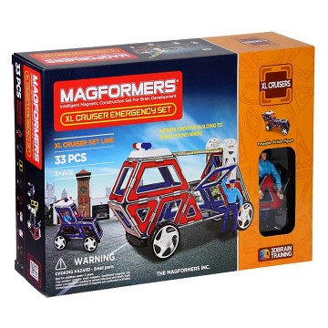 Magformers XL Cruisers Emergency, 33 pcs.