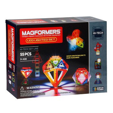 Magformers LED Set, 55dlg.