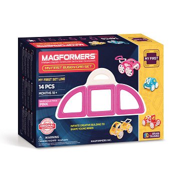 Magformers Mijn Eerste Buggy Roze, 14dlg.