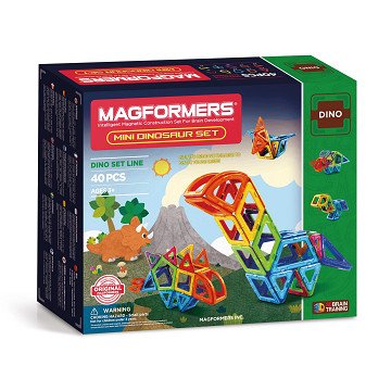 Magformers Mini Dinos Set, 40 pcs.