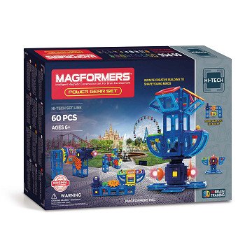 Magformers Power-Getriebe-Set, 60-tlg.