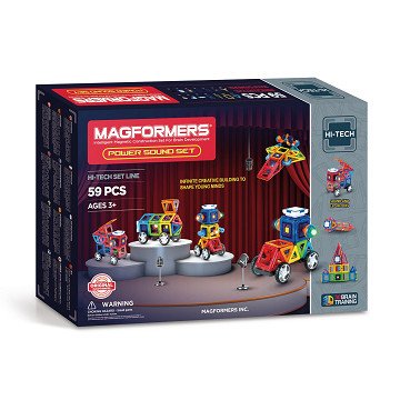 Magformers Power Sound Set, 59dlg.