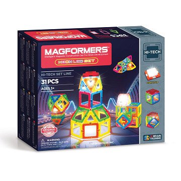 Magformers Neon-LED-Set, 31-tlg.