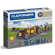 Clicformers Race Car Set, 10-in-1, 34pcs