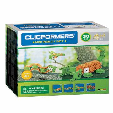 Clicformers Insect Set 4in1, 30 pcs.