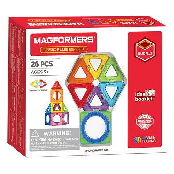 Magformers Basic Set Plus, 26pcs.