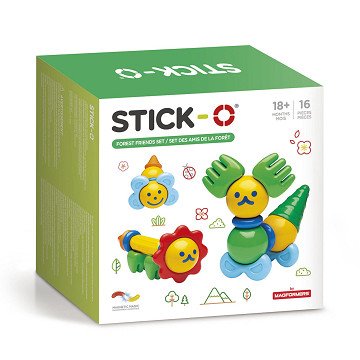 Stick-O Forest Friends Set, 16 pieces.