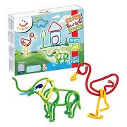 Spaghetteez 3D Art Flexibele Bouwstaafjes, 70dlg.