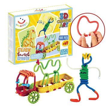 Spaghetteez 3D Art Flexible Construction Sticks, 100 pcs.