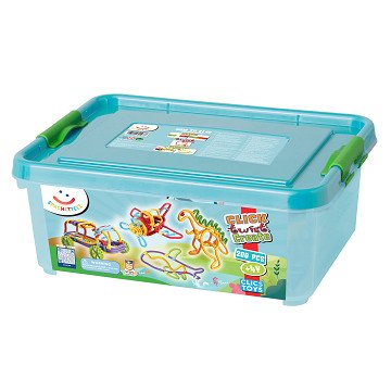 Spaghetteez 3D Art Flexible Building Blocks Storage Box, 200pcs.