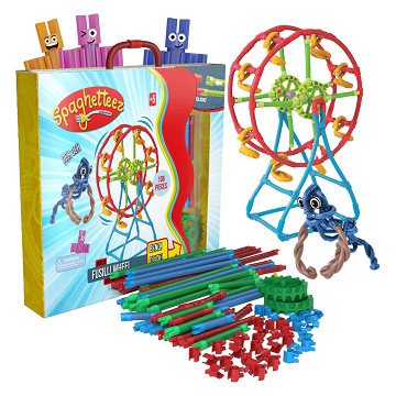 Spaghetteez Fusilli Riesenrad Flexible Baustäbe, 46 Stk.
