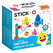 Stick-O – Baby Shark Friends Bausatz – 30-tlg.