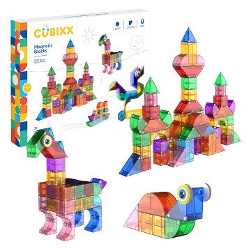 Cubixx Magnetisches Bauspielzeug - 85 Teile