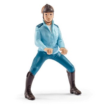 schleich HORSE CLUB Competitie Ruiter, Turkoois 42163