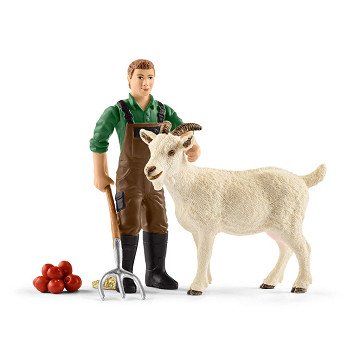 schleich Boer met Geit