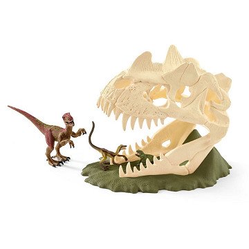 Schleich DINOSAURS Große Schädelfalle mit Velociraptor 42348