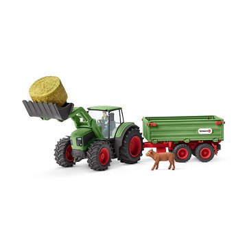 schleich FARM WORLD Tractor with Trailer 42379