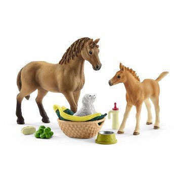 schleich HORSE CLUB Baby Animals Care Set 42432