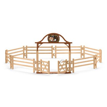 Schleich HORSE CLUB Zaun für Pferde mit Tor 42434