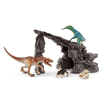 schleich DINOSAURS Set with Cave 41461