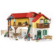 Schleich FARM WORLD Bauernhof mit Stall und Tieren 42407