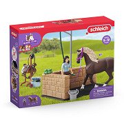 schleich HORSE CLUB Paardenwasbox met Emily en Luna van Hor 42438