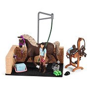 schleich HORSE CLUB Paardenwasbox met Emily en Luna van Hor 42438