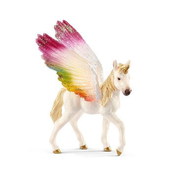Schleich BAYALA Geflügeltes Regenbogen-Einhorn-Fohlen 70577
