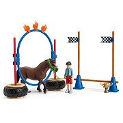 schleich HORSE CLUB Pony Agility Competition 42482