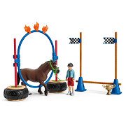 Schleich HORSE CLUB Pony-Agility-Wettbewerb 42482