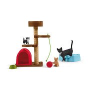 Schleich FARM WORLD Spielzeit für süße Katzen und Kätzchen 42501