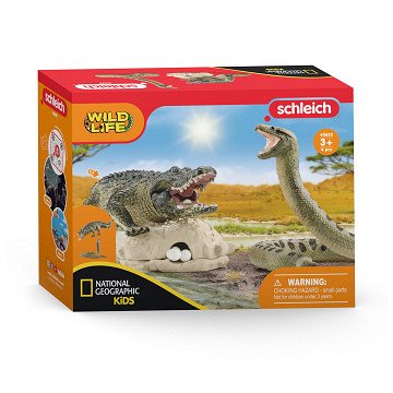 schleich WILD LIFE Danger in the Swamp 42625