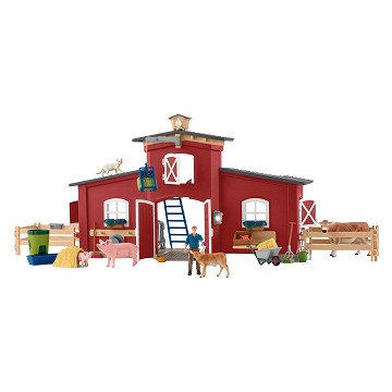 schleich FARM WORLD Large Stable Red 42606