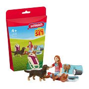 schleich HORSE CLUB Overnight stay at Hannah's - 42748